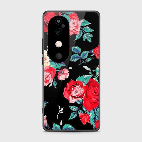 Vivo V40 - Floral Series - HQ Premium Shine Durable Shatterproof Case