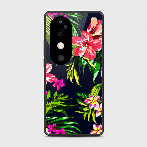 Vivo V40 - Floral Series - HQ Premium Shine Durable Shatterproof Case