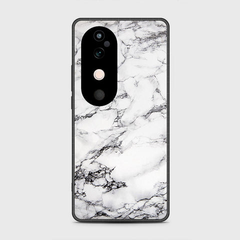 Vivo S19 - White Marble Series - HQ Premium Shine Durable Shatterproof Case