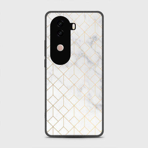 Vivo iQOO Z9s - White Marble Series 2 - HQ Premium Shine Durable Shatterproof Case