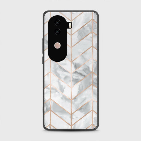 Vivo iQOO Z9s - White Marble Series 2 - HQ Premium Shine Durable Shatterproof Case