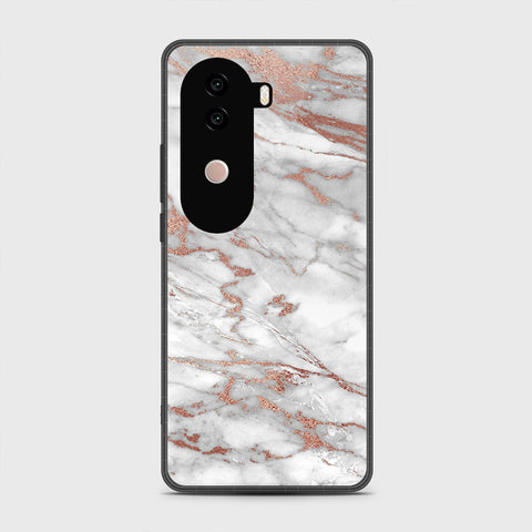 Vivo iQOO Z9s - White Marble Series 2 - HQ Premium Shine Durable Shatterproof Case