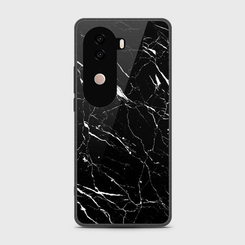 Vivo iQOO Z9s - Black Marble Series - HQ Premium Shine Durable Shatterproof Case