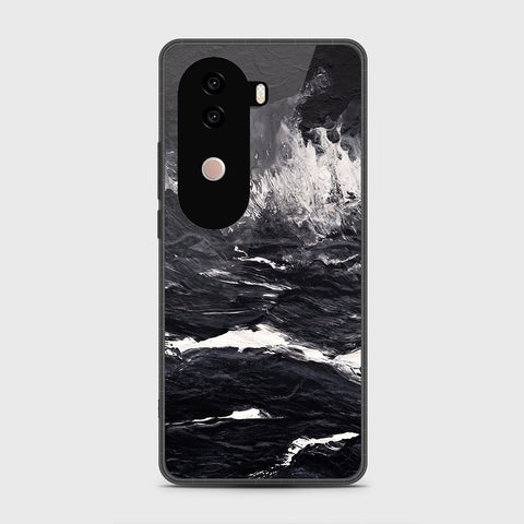 Vivo iQOO Z9s - Black Marble Series - HQ Premium Shine Durable Shatterproof Case