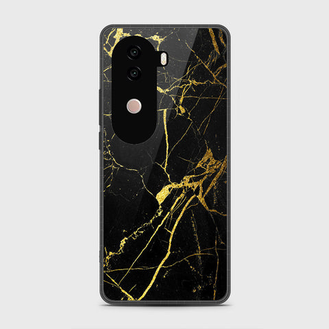 Vivo iQOO Z9s - Black Marble Series - HQ Premium Shine Durable Shatterproof Case