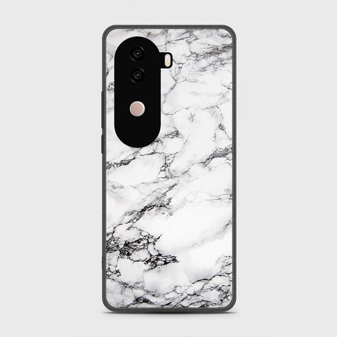 Vivo V40e - White Marble Series - HQ Premium Shine Durable Shatterproof Case