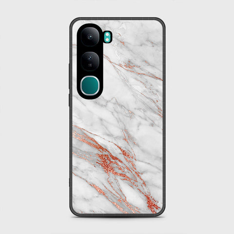 Vivo Y300 - White Marble Series - HQ Premium Shine Durable Shatterproof Case