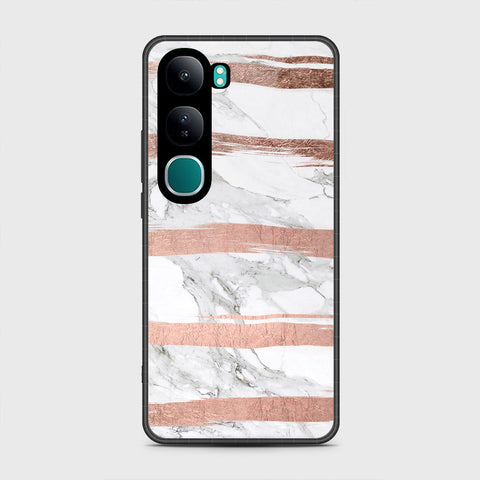 Vivo Y300 - White Marble Series - HQ Premium Shine Durable Shatterproof Case