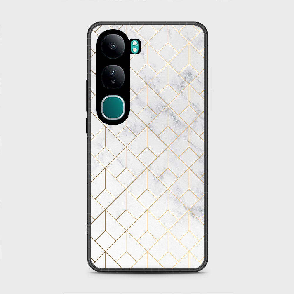 Vivo Y200 (2025) - White Marble Series 2 - HQ Premium Shine Durable Shatterproof Case