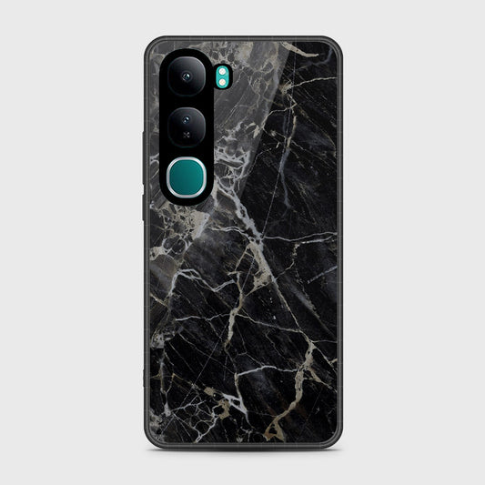 Vivo Y200 (2025) - Black Marble Series - HQ Premium Shine Durable Shatterproof Case