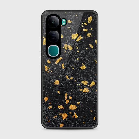 Vivo Y200 (2025) - Black Marble Series - HQ Premium Shine Durable Shatterproof Case
