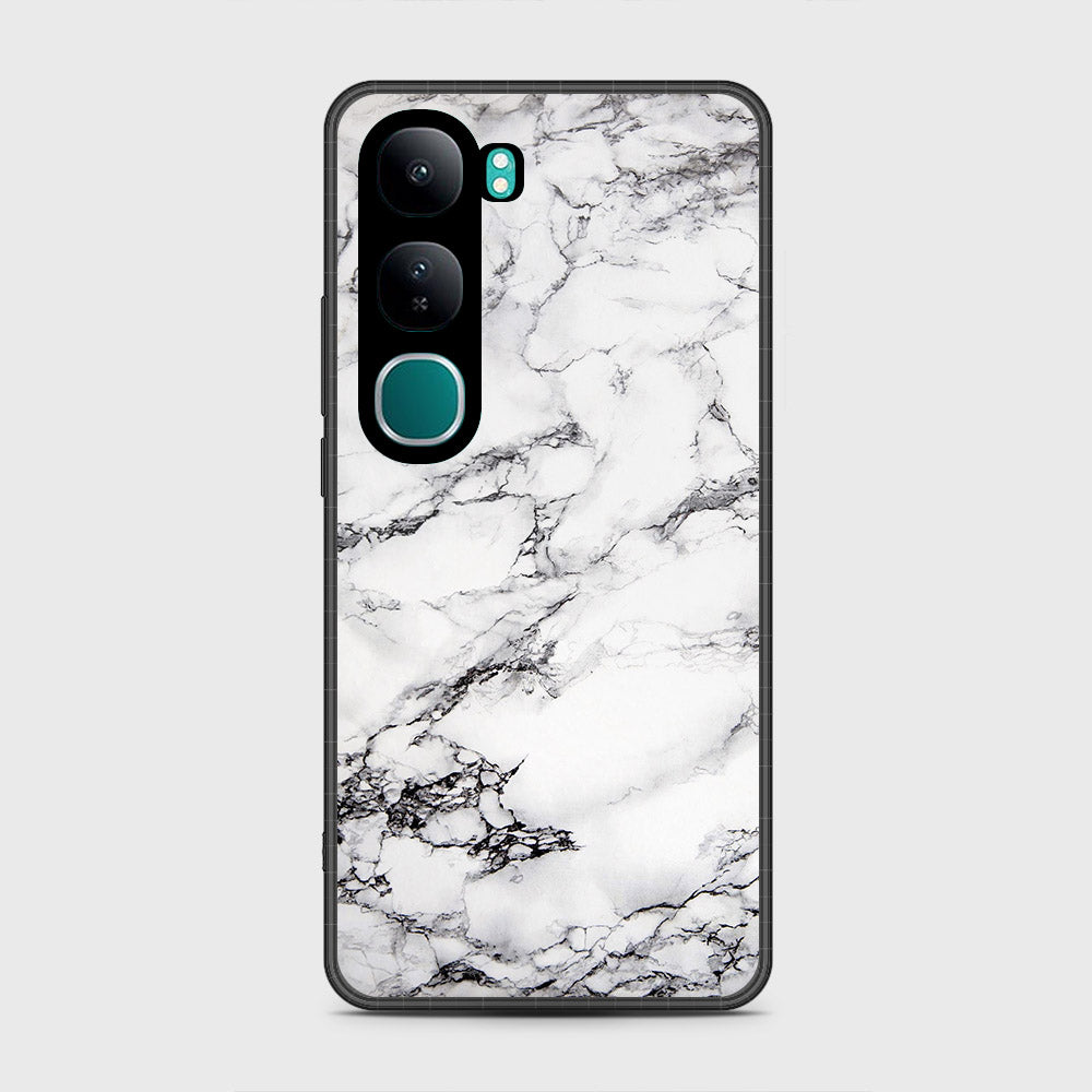 Vivo Y200 (2025) - White Marble Series - HQ Premium Shine Durable Shatterproof Case