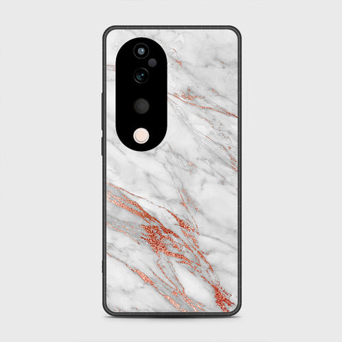 Vivo V40 Pro - White Marble Series - HQ Premium Shine Durable Shatterproof Case