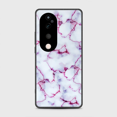 Vivo V40 Pro - White Marble Series - HQ Premium Shine Durable Shatterproof Case