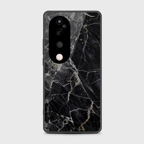 Vivo S19 Pro - Black Marble Series - HQ Premium Shine Durable Shatterproof Case