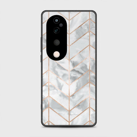 Vivo V40 Pro - White Marble Series 2 - HQ Premium Shine Durable Shatterproof Case