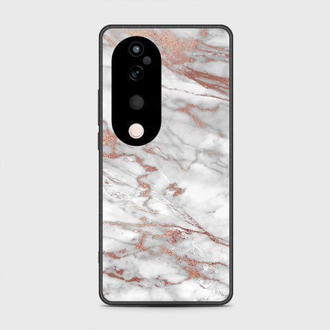 Vivo V40 Pro - White Marble Series 2 - HQ Premium Shine Durable Shatterproof Case