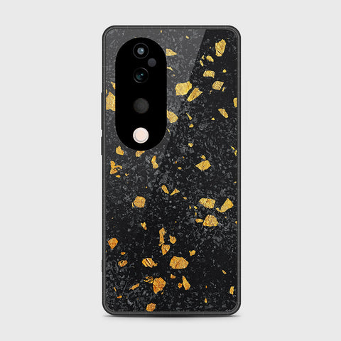 Vivo S19 Pro - Black Marble Series - HQ Premium Shine Durable Shatterproof Case