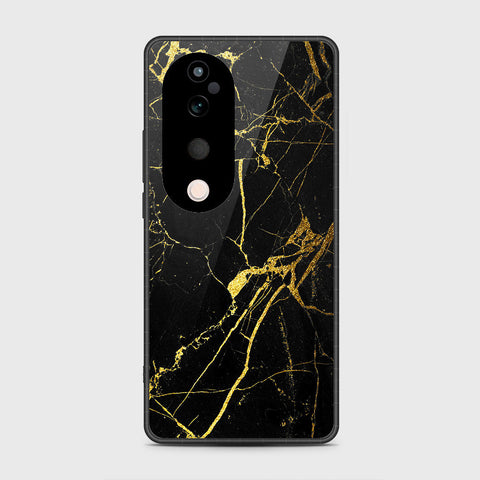 Vivo S19 Pro - Black Marble Series - HQ Premium Shine Durable Shatterproof Case