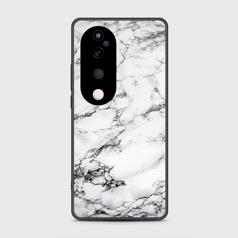 Vivo V40 Pro - White Marble Series - HQ Premium Shine Durable Shatterproof Case