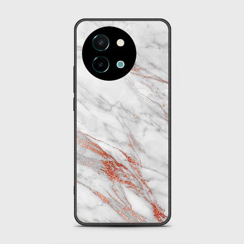 Vivo Y38 - White Marble Series - HQ Premium Shine Durable Shatterproof Case