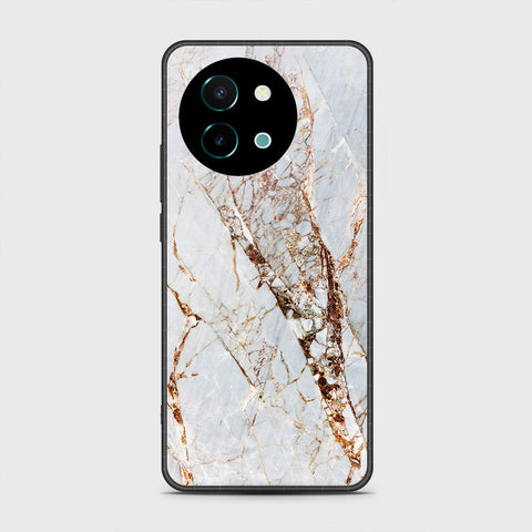 Vivo Y38 - White Marble Series - HQ Premium Shine Durable Shatterproof Case