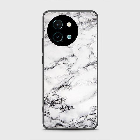 Vivo Y38 - White Marble Series - HQ Premium Shine Durable Shatterproof Case