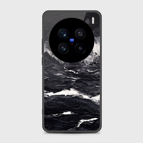 Vivo X200 Pro - Black Marble Series - HQ Premium Shine Durable Shatterproof Case
