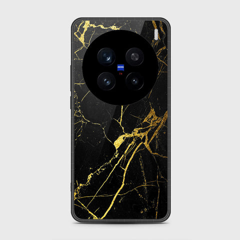 Vivo X200 Pro - Black Marble Series - HQ Premium Shine Durable Shatterproof Case