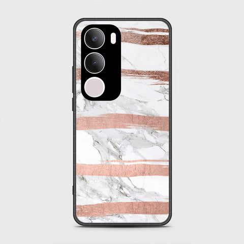 Vivo Y29 - White Marble Series - HQ Premium Shine Durable Shatterproof Case