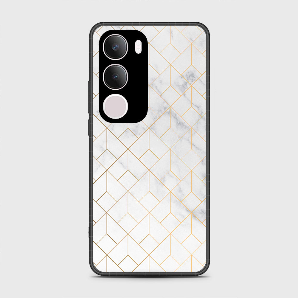 Vivo Y19s - White Marble Series 2 - HQ Premium Shine Durable Shatterproof Case