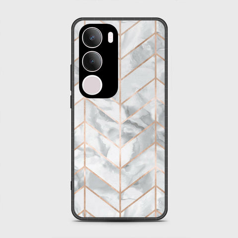 Vivo Y19s - White Marble Series 2 - HQ Premium Shine Durable Shatterproof Case