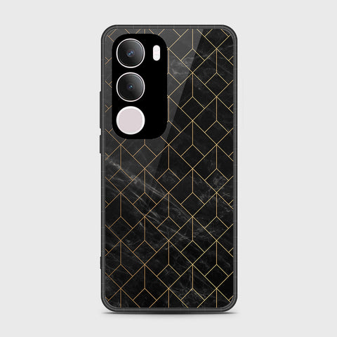 Vivo Y19s - Black Marble Series - HQ Premium Shine Durable Shatterproof Case