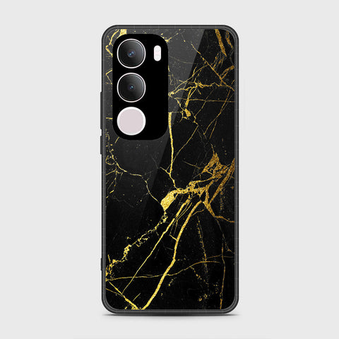 Vivo Y19s - Black Marble Series - HQ Premium Shine Durable Shatterproof Case