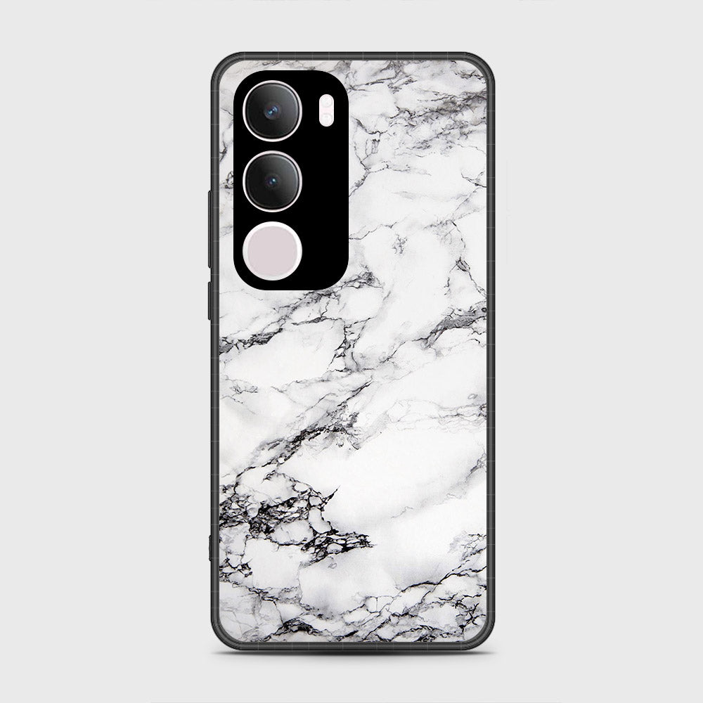 Vivo Y29 - White Marble Series - HQ Premium Shine Durable Shatterproof Case