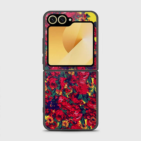 Samsung Galaxy Z Flip 6 Cover - Floral Series - HQ Premium Shine Durable Shatterproof Case