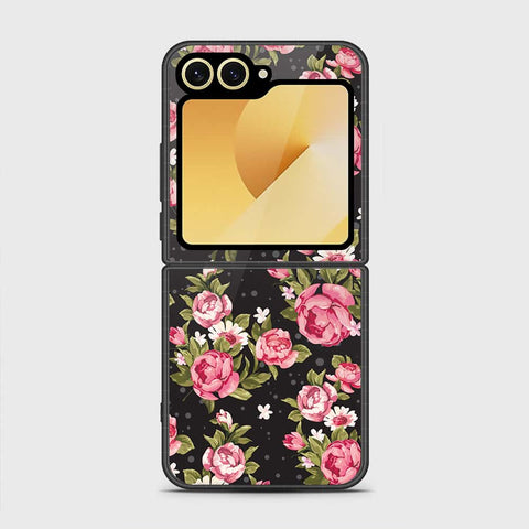 Samsung Galaxy Z Flip 6 Cover - Floral Series - HQ Premium Shine Durable Shatterproof Case