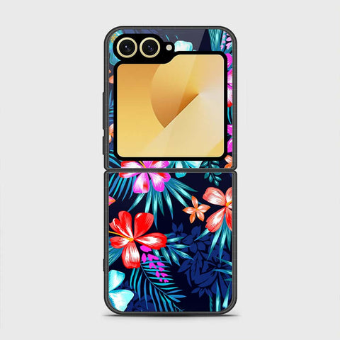 Samsung Galaxy Z Flip 6 Cover - Floral Series - HQ Premium Shine Durable Shatterproof Case