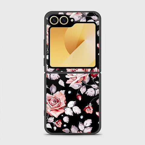 Samsung Galaxy Z Flip 6 Cover - Floral Series - HQ Premium Shine Durable Shatterproof Case