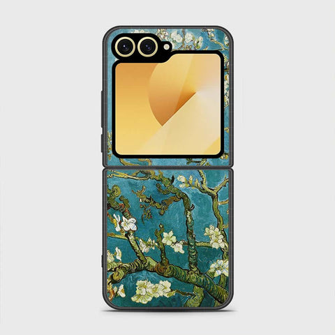 Samsung Galaxy Z Flip 6 Cover - Floral Series 2 - HQ Premium Shine Durable Shatterproof Case