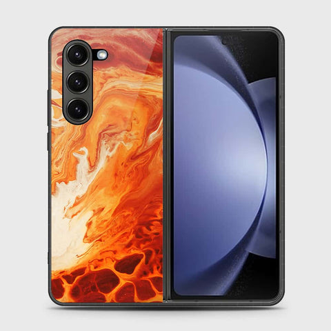 Samsung Galaxy Z Fold 6 5G Cover- Mystic Marble Series - HQ Premium Shine Durable Shatterproof Case