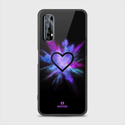 Realme 7 Cover- Onation Heart Series - HQ Premium Shine Durable Shatterproof Case