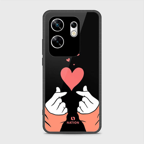 Infinix Zero 30 4G Cover- Onation Heart Series - HQ Premium Shine Durable Shatterproof Case