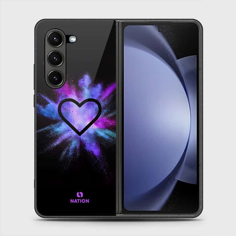 Samsung Galaxy Z Fold 6 5G Cover- Onation Heart Series - HQ Premium Shine Durable Shatterproof Case