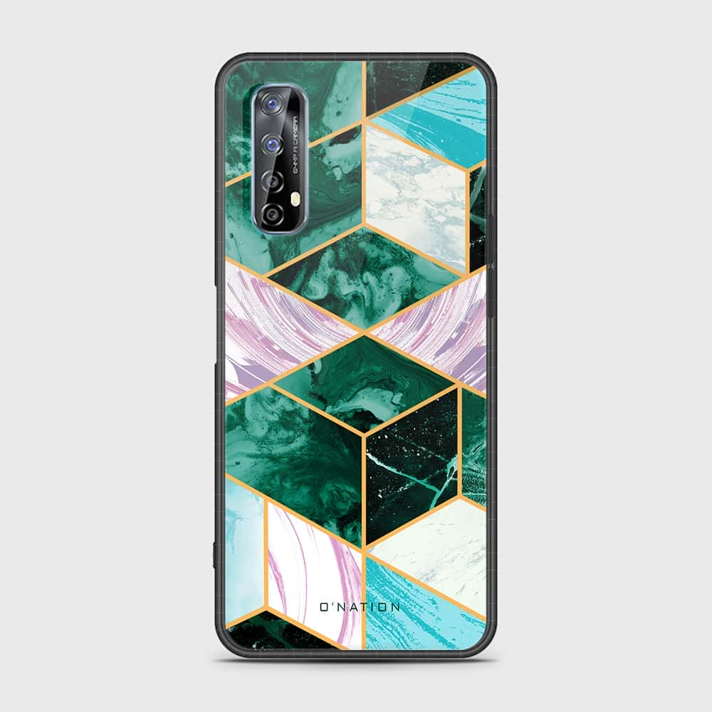 Realme 7 Cover- O'Nation Shades of Marble Series - HQ Premium Shine Durable Shatterproof Case