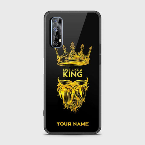 Realme 7 Cover- Gold Series - HQ Premium Shine Durable Shatterproof Case