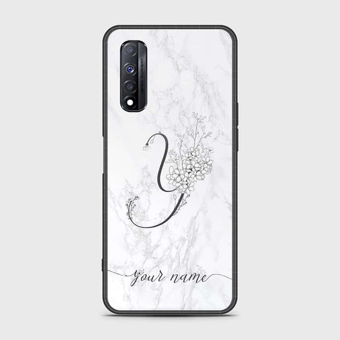 Realme Narzo 30 Cover- Personalized Alphabet Series - HQ Premium Shine Durable Shatterproof Case