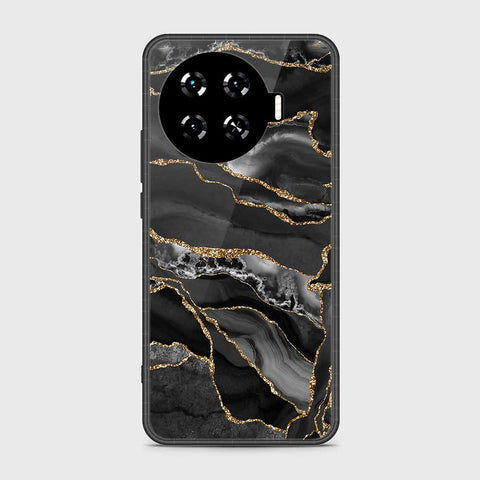 Tecno Spark 20 Pro Plus Cover- Black Marble Series - HQ Premium Shine Durable Shatterproof Case