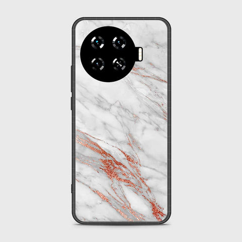 Tecno Spark 20 Pro Plus Cover- White Marble Series - HQ Premium Shine Durable Shatterproof Case