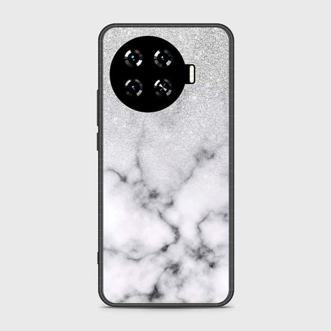 Tecno Spark 20 Pro Plus Cover- White Marble Series - HQ Premium Shine Durable Shatterproof Case